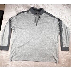Nike Golf Mens 4XL Dri-Fit Long Sleeve Quarter Zip Pullover Athletic Outdoor